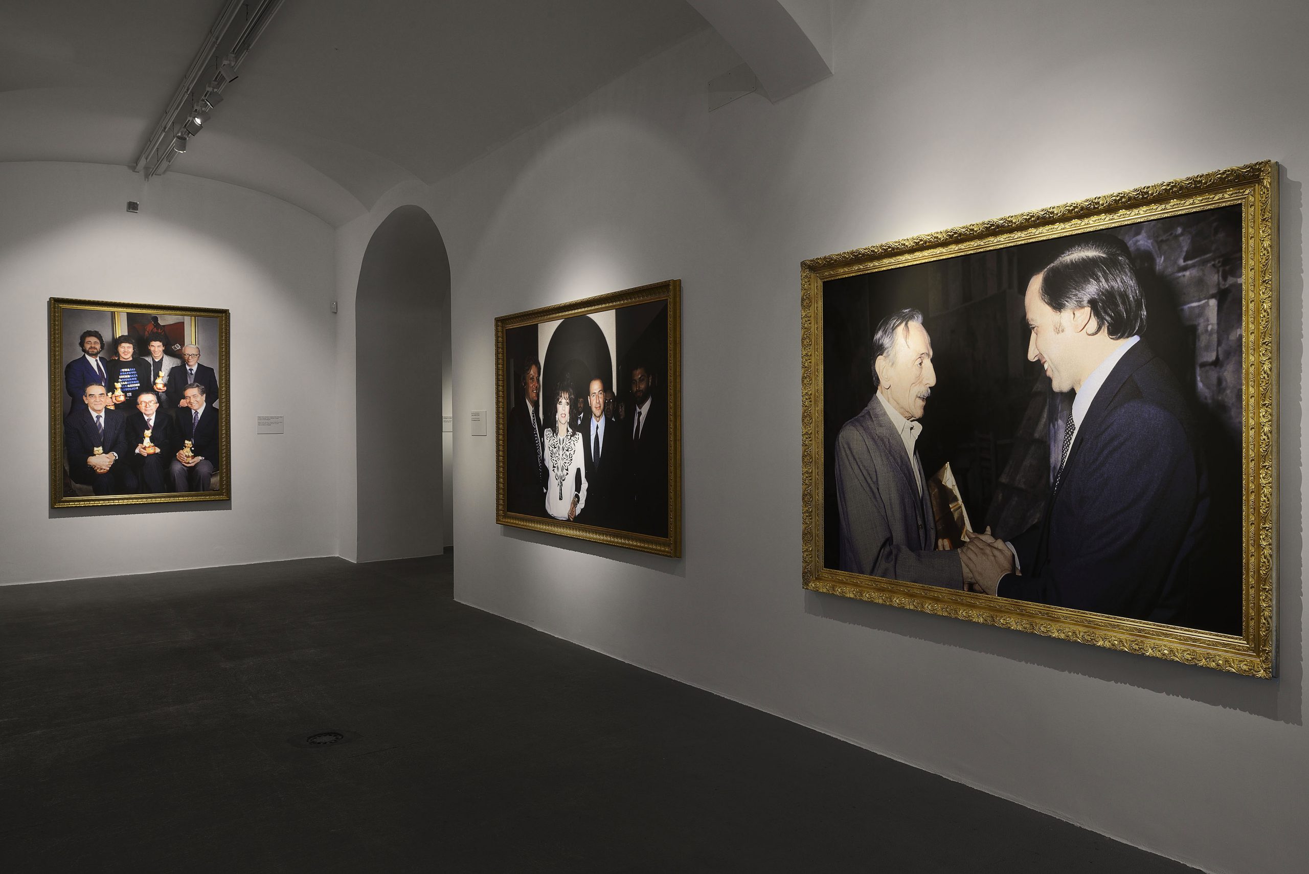Francesco Vezzoli, Party Politics. Installation view at Fondazione Giuliani, photo by Roberto Apa