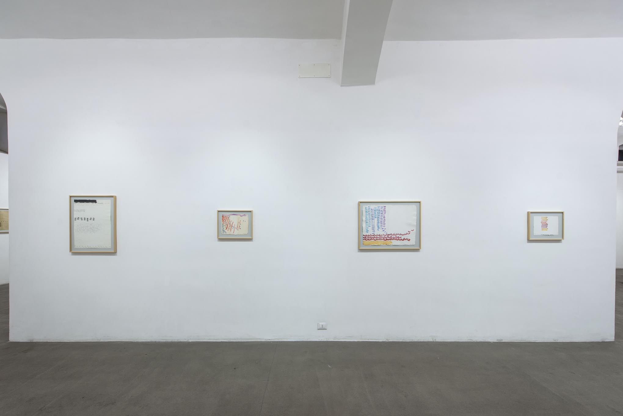 12. Giorgio Griffa: Works on Paper
Installation view, Roma, 2014, foto Giorgio Benni