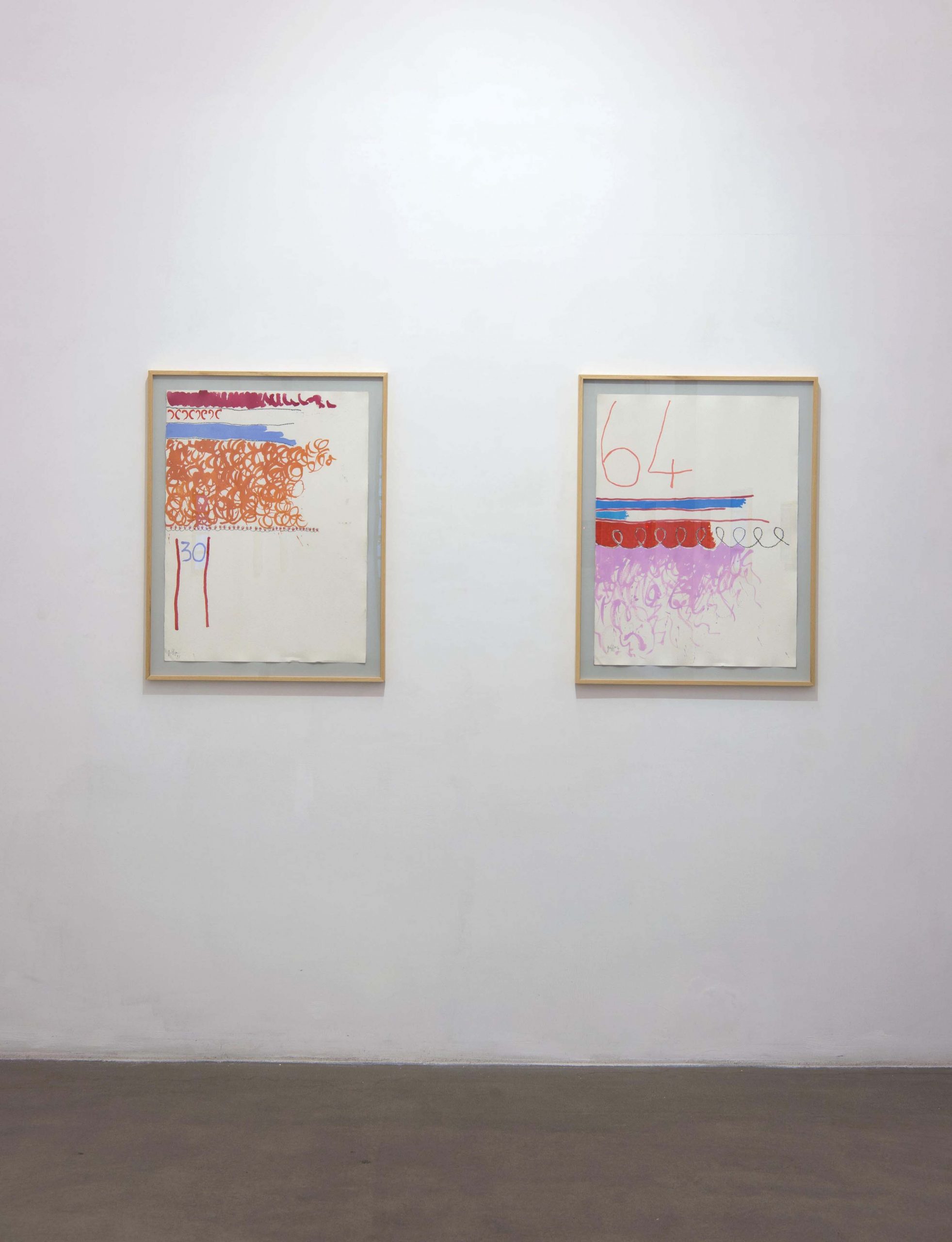 13. Giorgio Griffa: Works on Paper
Installation view, Roma, 2014, foto Giorgio Benni