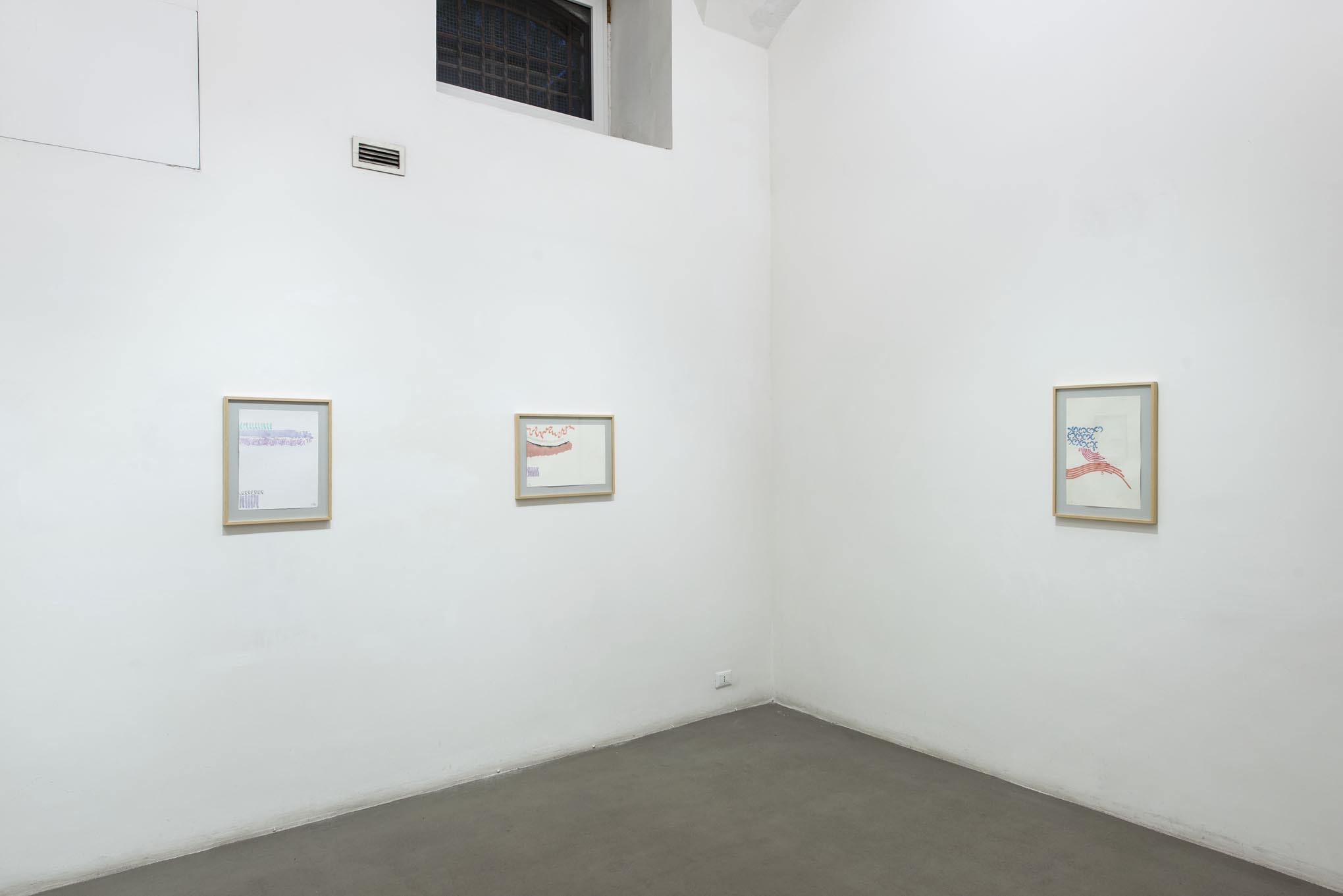 19. Giorgio Griffa: Works on Paper
Installation view, Roma, 2014, foto Giorgio Benni
