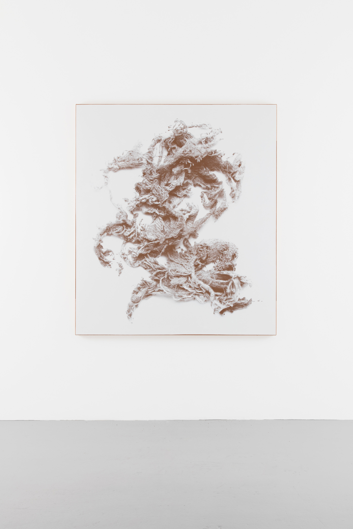 23. N. Dash
Untitled, 2017; inchiostro serigrafico, adobe, juta, supporto in legno; foto Jean Vong; Courtesy l'artista, Casey Kaplan Gallery, New York, e Mehdi Chouakri, Berlino