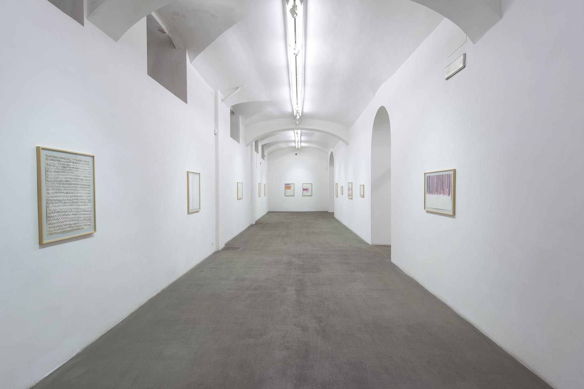 8. Giorgio Griffa: Works on Paper
Installation view, Roma, 2014, foto Giorgio Benni