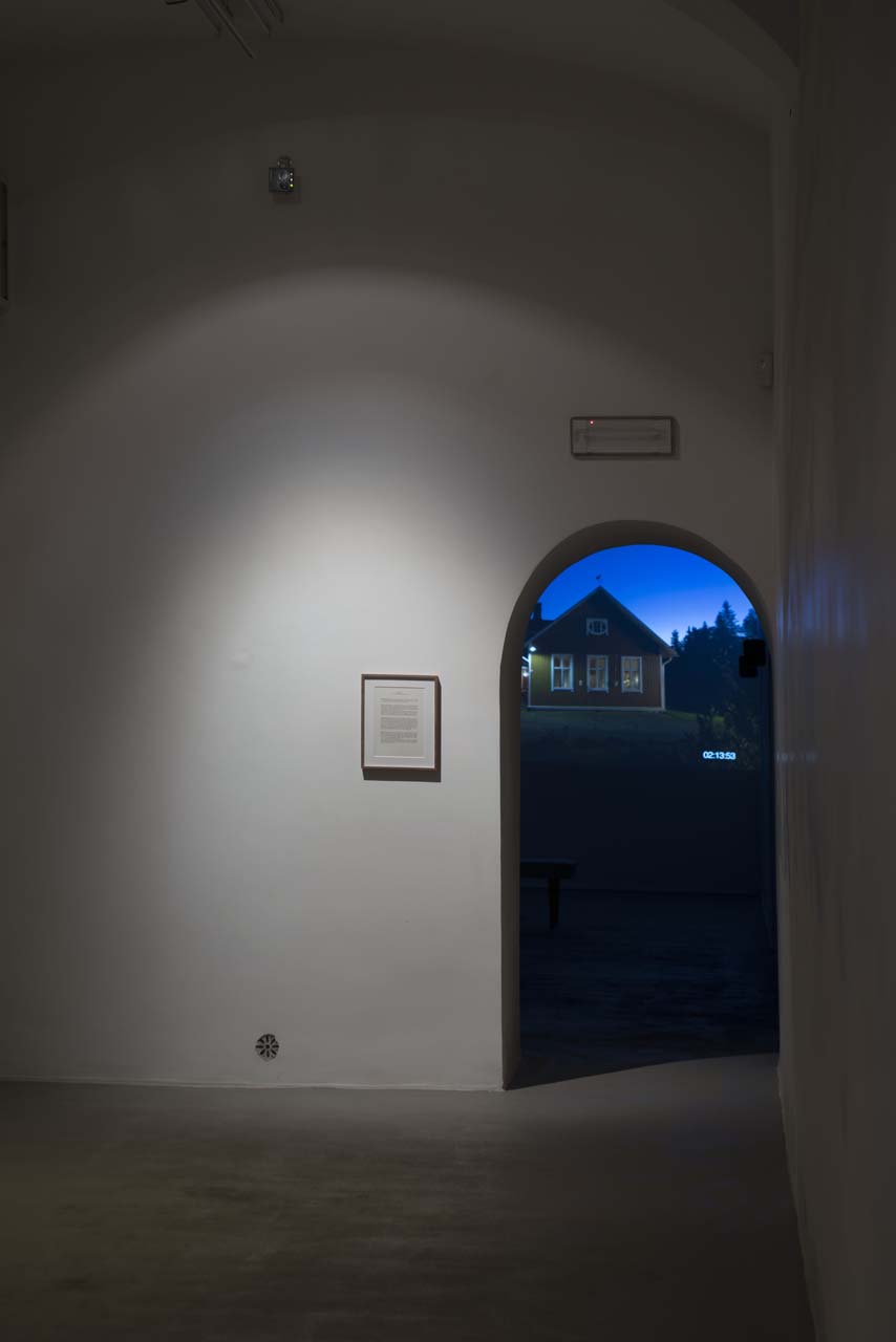 Guido van der Werve. Nummer dertien. Installation view presso Fondazione Giuliani, foto di Giorgio Benni