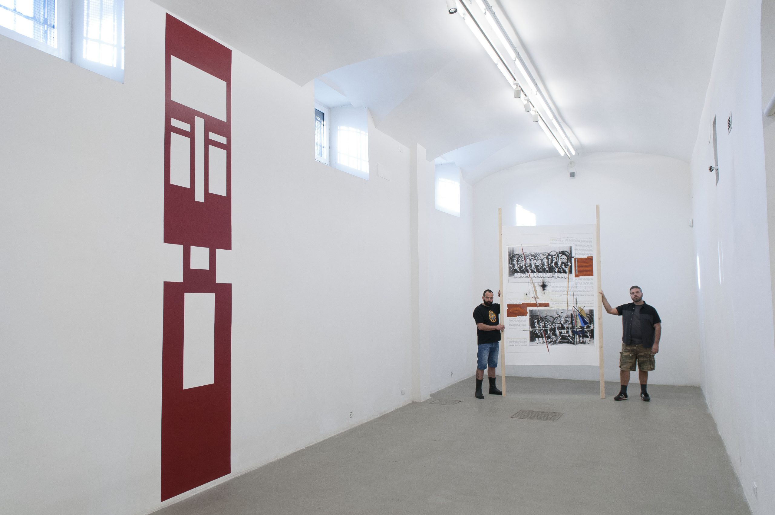 Seb Patane, The Foreigners Stand Still. Installation view at Fondazione Giuliani, photo by Giorgio Benni