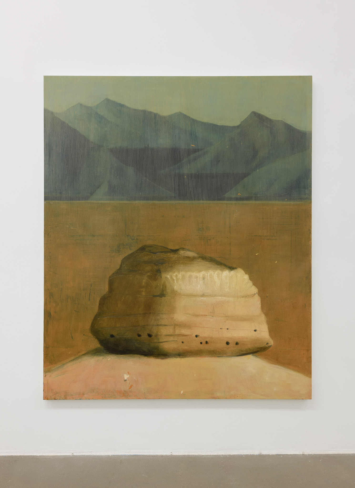 Alejandro Campins, Estupa, 2021, olio su tela, 195 x 162 cm. Foto di Giorgio Benni