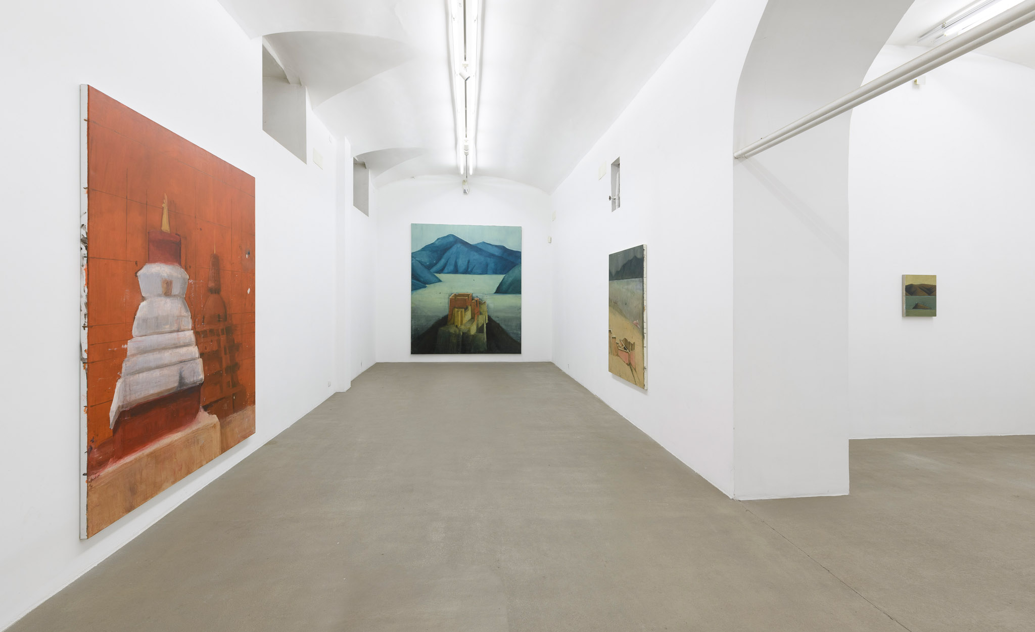 Perpetuate - dislocate - perpetuate. Installation view presso Fondazione Giuliani, foto di Giorgio Benni