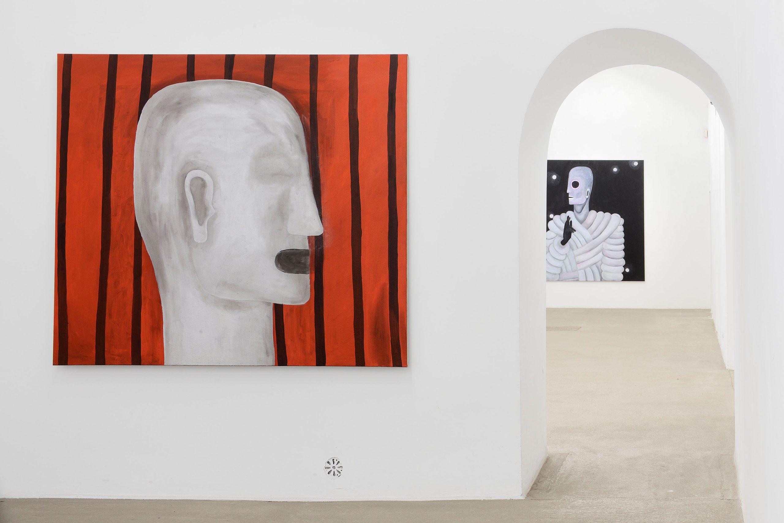 Raphaela Simon ‘Blaue Nacht’, installation view Fondazione Giuliani, maggio – luglio 2023, crediti fotografici Roberto Apa